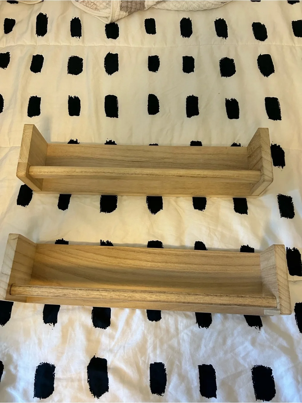 (2) 24 inch floating shelves